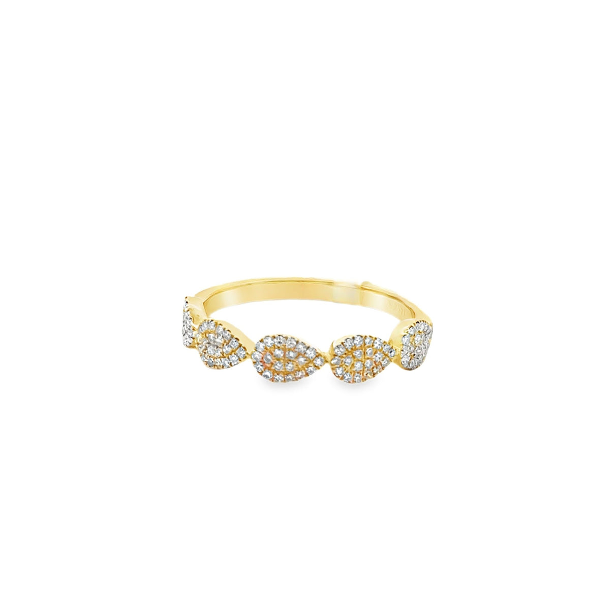 14k yellow gold 5 east to west - Kelly Wade Jewelers