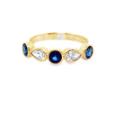 14k yellow gold alternating be - Kelly Wade Jewelers