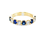 14k yellow gold alternating di - Kelly Wade Jewelers