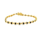 14k yellow gold alternating go - Kelly Wade Jewelers