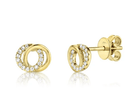 14k yellow gold and diamond lo - Kelly Wade Jewelers