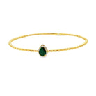 14k yellow gold beaded flexibl - Kelly Wade Jewelers