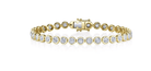 14k yellow gold bezel set diam - Kelly Wade Jewelers