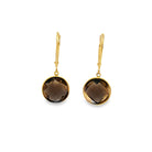 14k yellow gold bezel set roun - Kelly Wade Jewelers