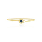 14k yellow gold bezel set sapp - Kelly Wade Jewelers