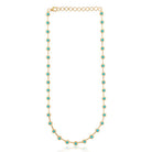 14k yellow gold bezel set turq - Kelly Wade Jewelers