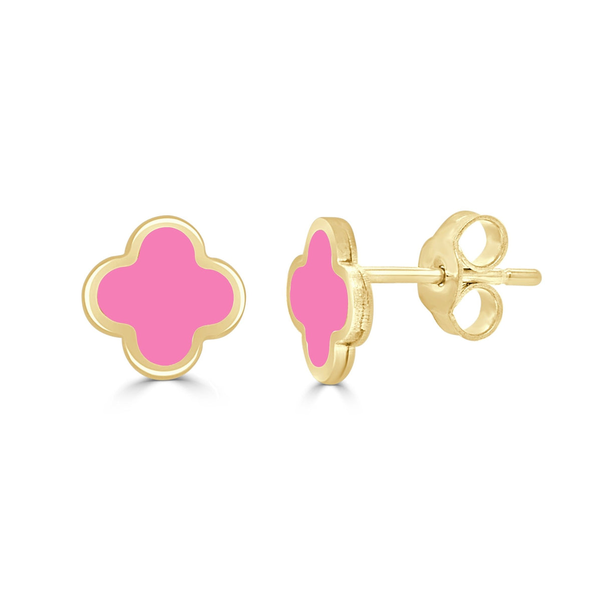 14k yellow gold clover hot pin - Kelly Wade Jewelers