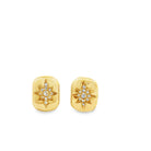 14k yellow gold cushion button - Kelly Wade Jewelers
