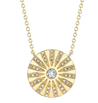 14k yellow gold diamond starbu - Kelly Wade Jewelers