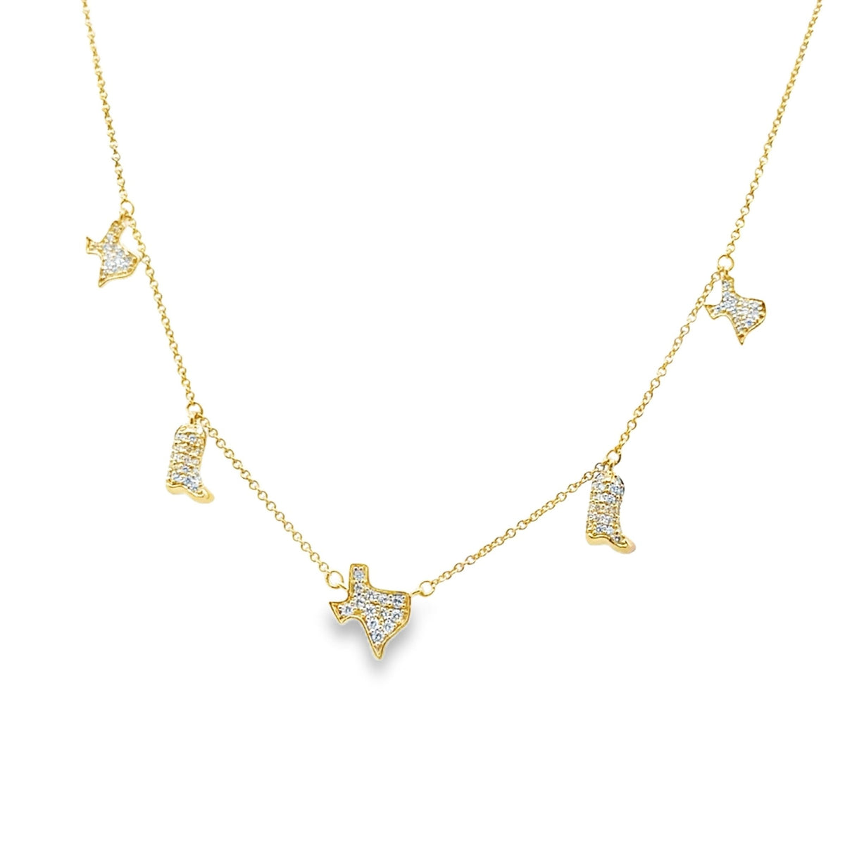 14k yellow gold diamond Texas - Kelly Wade Jewelers