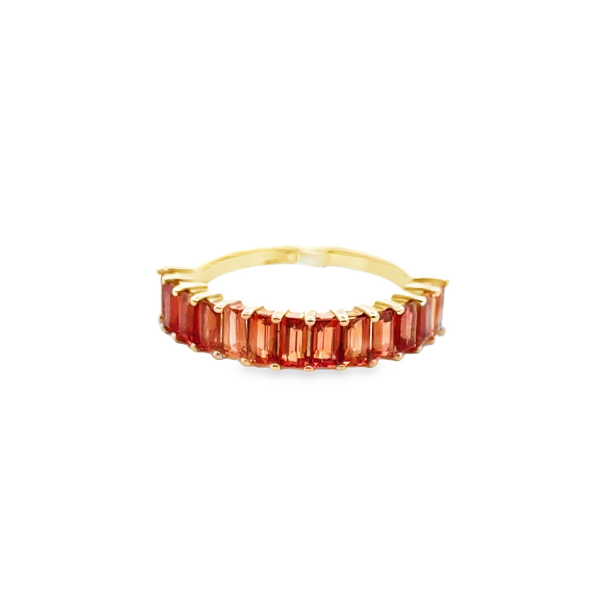 14k yellow gold emerald cut or - Kelly Wade Jewelers