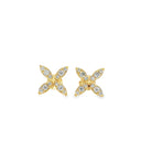 14k yellow gold four petal lar - Kelly Wade Jewelers
