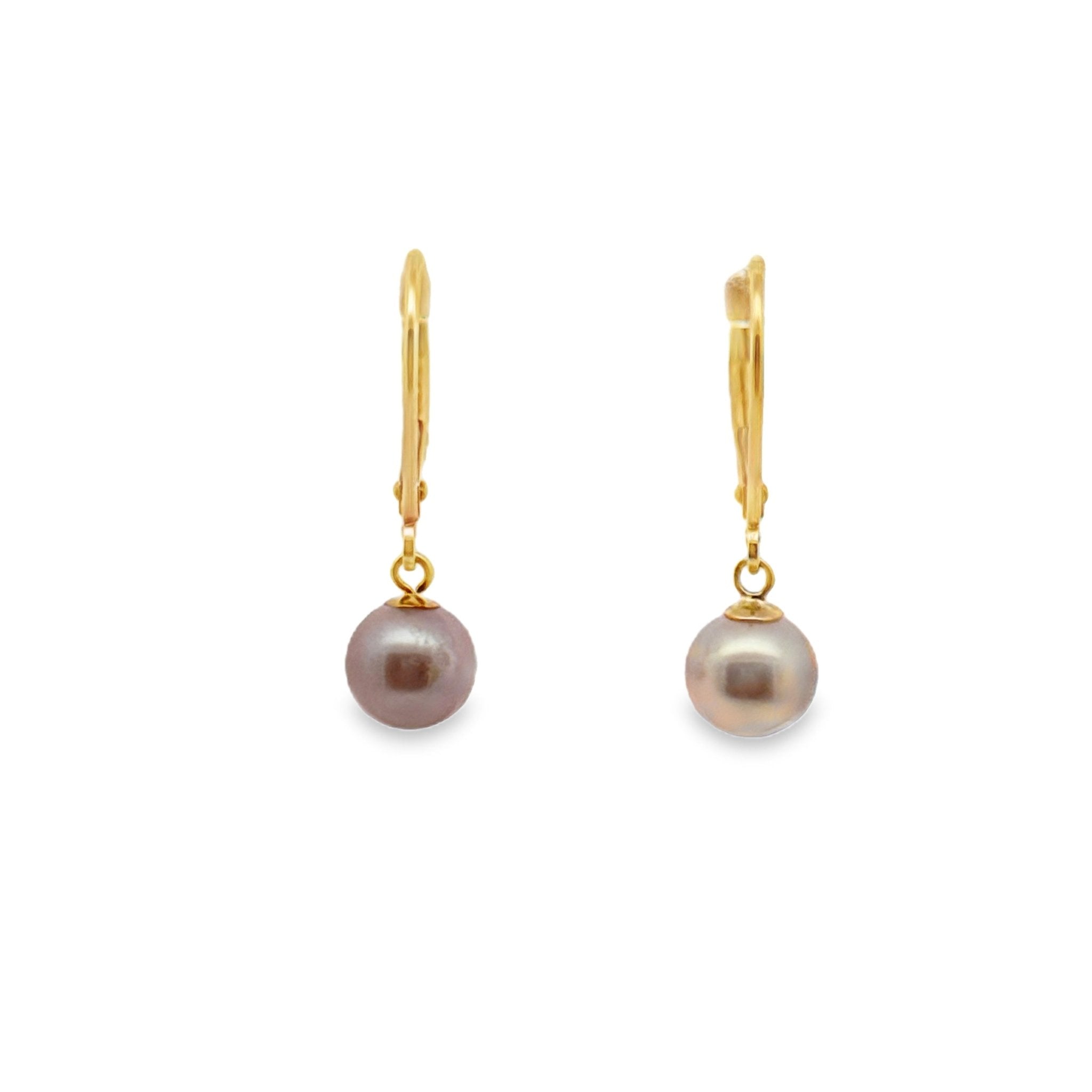 14k yellow gold natural pink p - Kelly Wade Jewelers