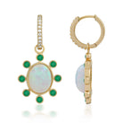 14k yellow gold oval cabochon - Kelly Wade Jewelers