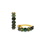 14k yellow gold oval ombre gre - Kelly Wade Jewelers