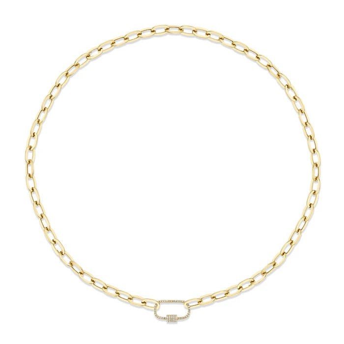 14k yellow gold paperclip neck - Kelly Wade Jewelers