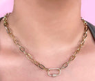 14k yellow gold paperclip neck - Kelly Wade Jewelers