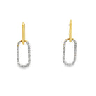 14k yellow gold paperclip with - Kelly Wade Jewelers