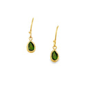 14k yellow gold pear shaped di - Kelly Wade Jewelers