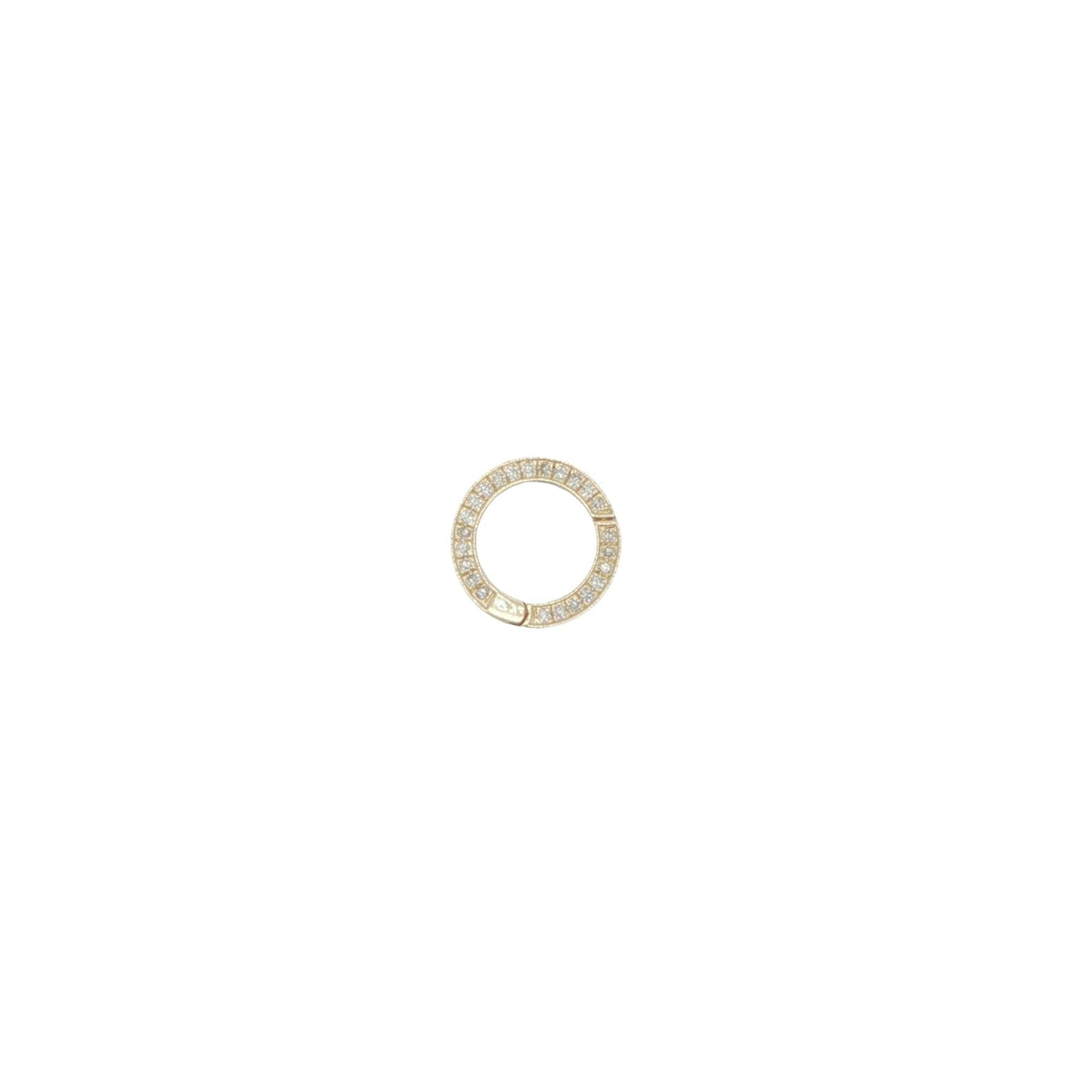 14k yellow gold round double s - Kelly Wade Jewelers