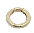 14k yellow gold round enhancer - Kelly Wade Jewelers