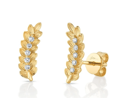 14k yellow gold satin finished - Kelly Wade Jewelers