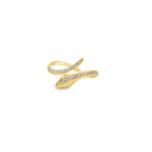 14k yellow gold snake wrap rin - Kelly Wade Jewelers