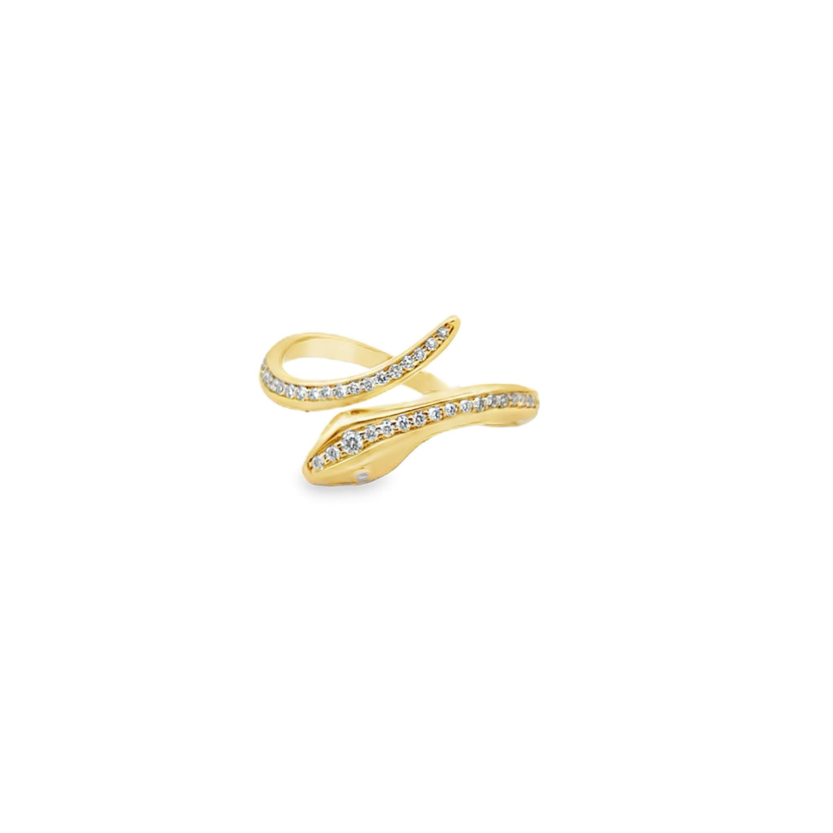 14k yellow gold snake wrap rin - Kelly Wade Jewelers