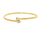 14k yellow gold strie wrap bra - Kelly Wade Jewelers