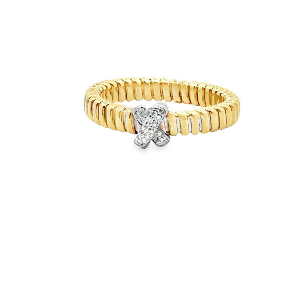 14k yellow gold wrapped ring w - Kelly Wade Jewelers