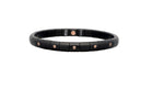 18k rose gold matte black stre - Kelly Wade Jewelers