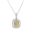 18k two tone radiant cut fancy - Kelly Wade Jewelers