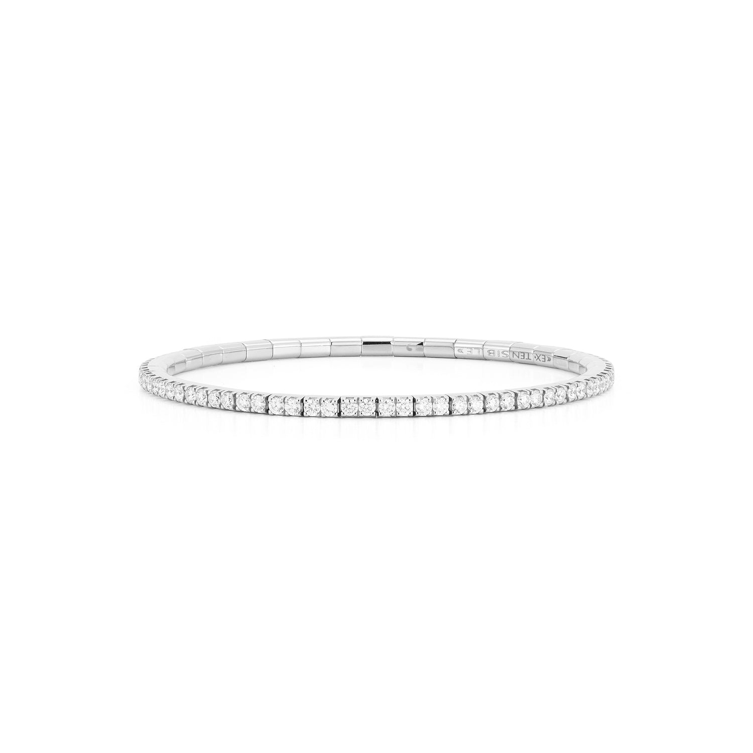 18k white gold diamond stretch - Kelly Wade Jewelers