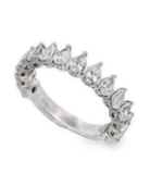 18k white gold half way around - Kelly Wade Jewelers
