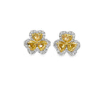 18k white gold heart shaped fa - Kelly Wade Jewelers