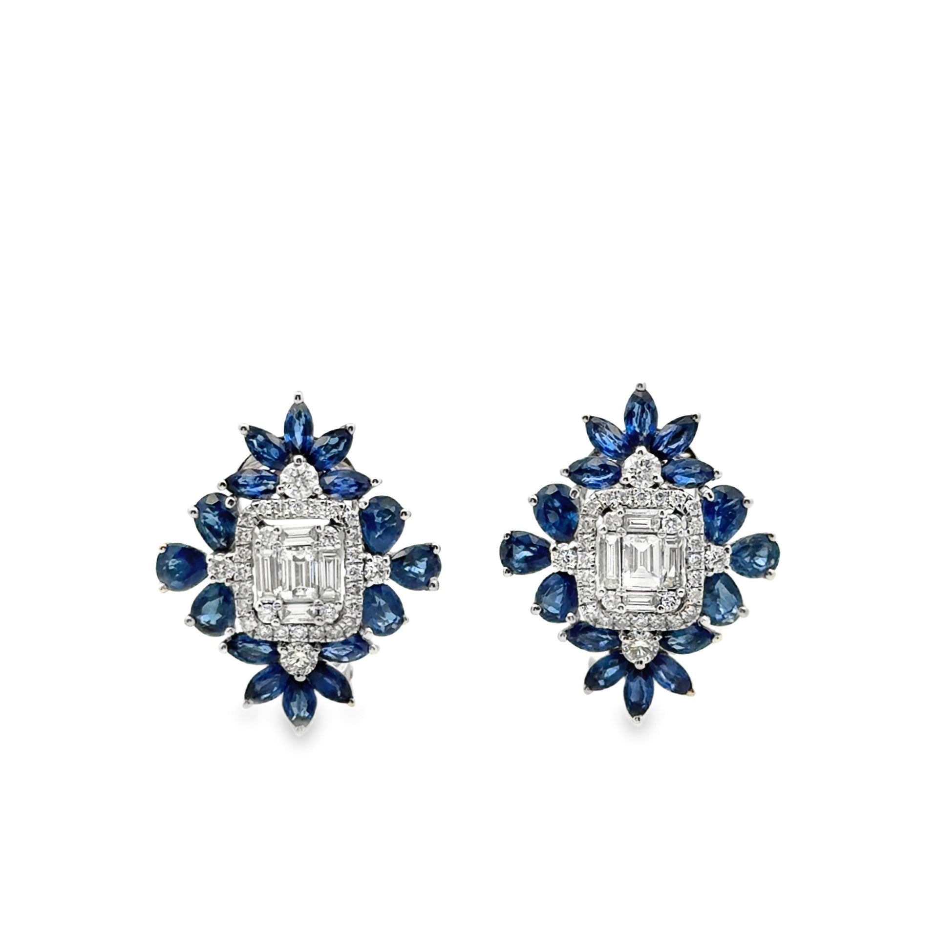 18k white gold illusion set di - Kelly Wade Jewelers