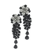 18k white gold pave diamond fl - Kelly Wade Jewelers