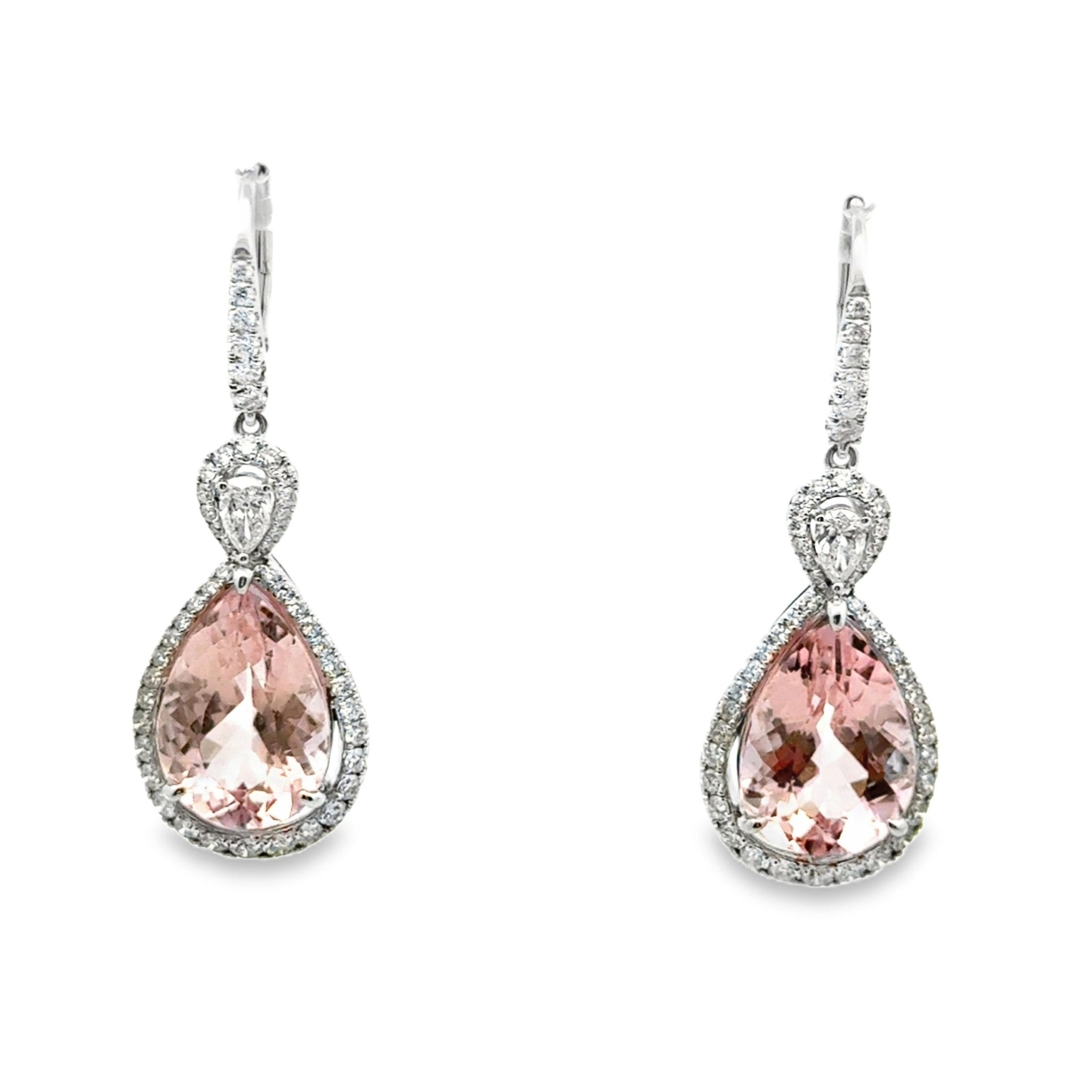 18k white gold pear shaped mro - Kelly Wade Jewelers