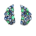 18k white gold rhodium curved - Kelly Wade Jewelers