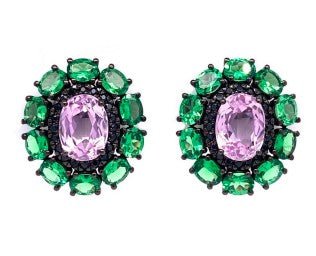 18k white gold rhodium with ov - Kelly Wade Jewelers
