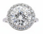 18k white gold round brilliant - Kelly Wade Jewelers