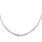 18k white gold wrapped necklac - Kelly Wade Jewelers