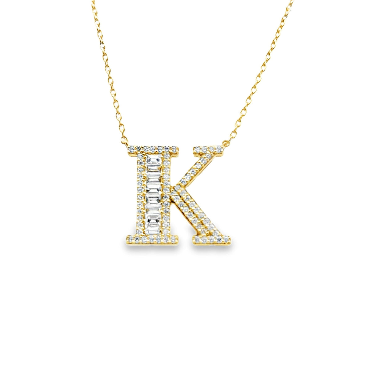 18k yellow gold baguette and r - Kelly Wade Jewelers