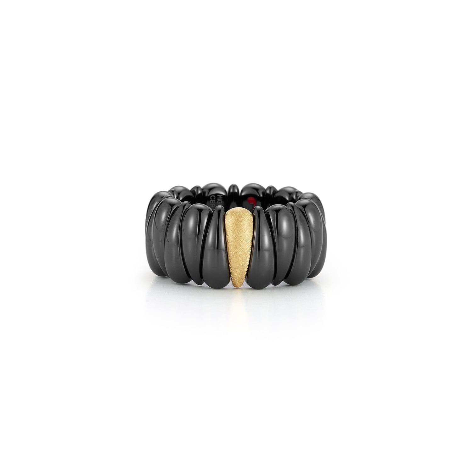 18k yellow gold brushed statio - Kelly Wade Jewelers
