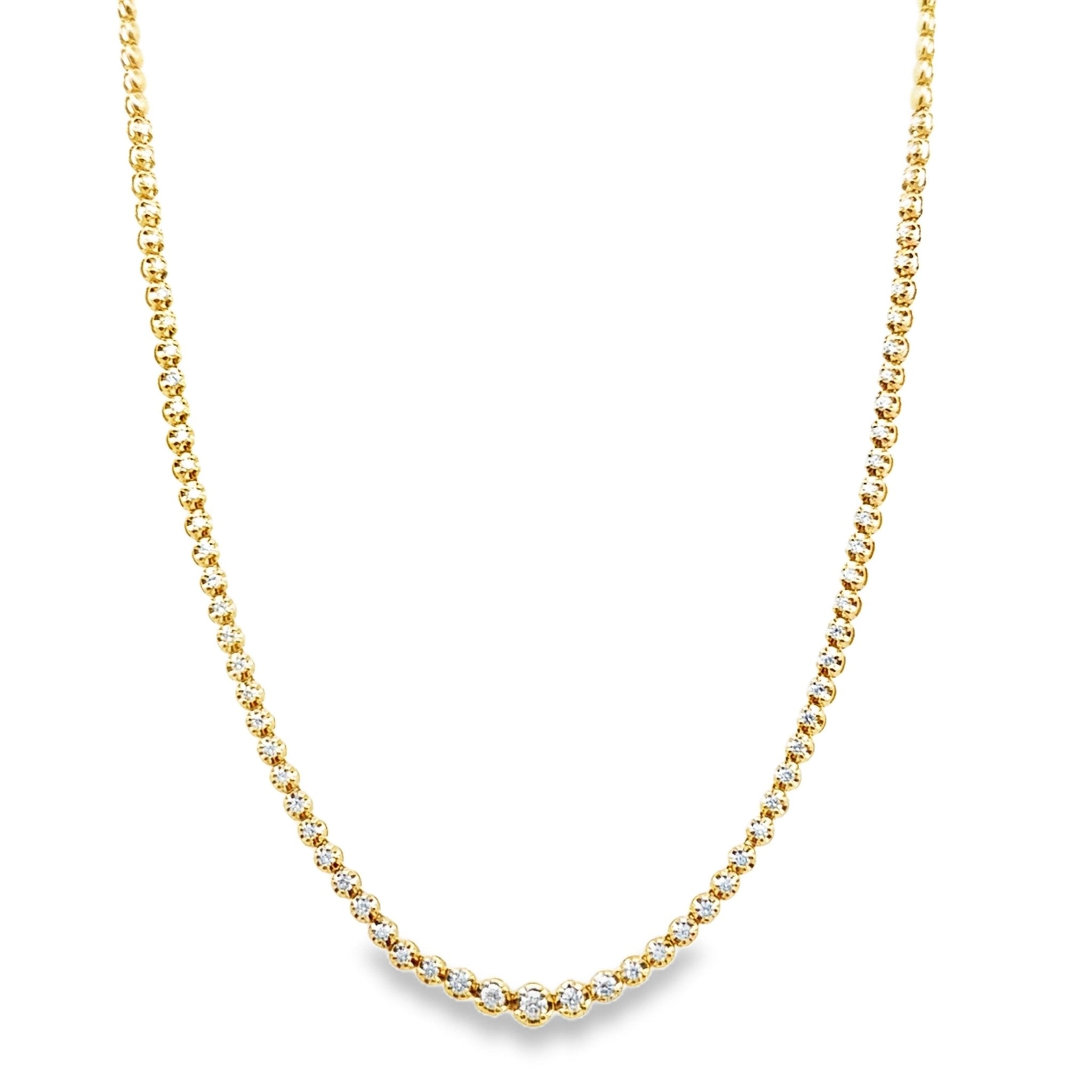18k yellow gold crown set grad - Kelly Wade Jewelers