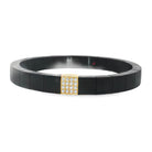 18k yellow gold matte black ce - Kelly Wade Jewelers