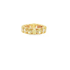 18k yellow gold oval cut fancy - Kelly Wade Jewelers