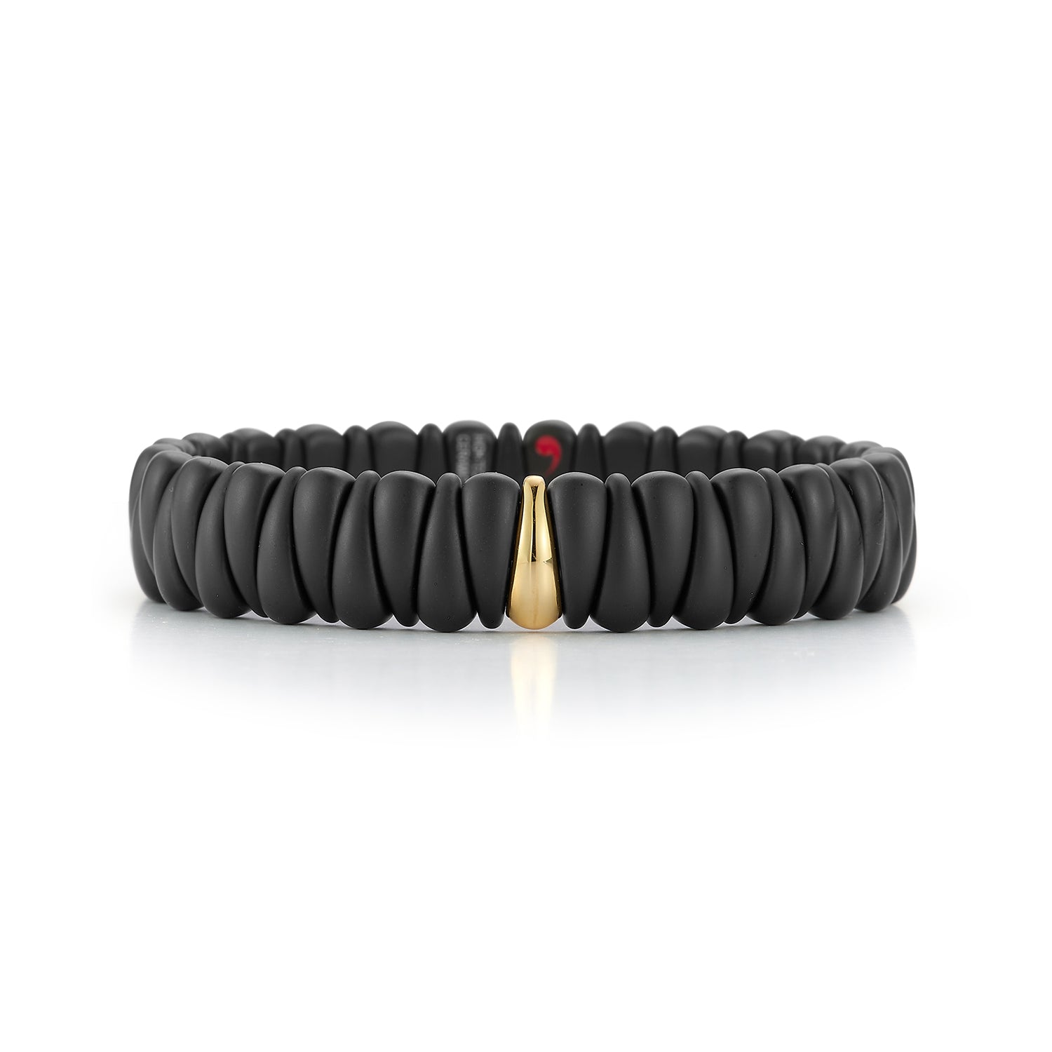 18k yellow gold station on cer - Kelly Wade Jewelers