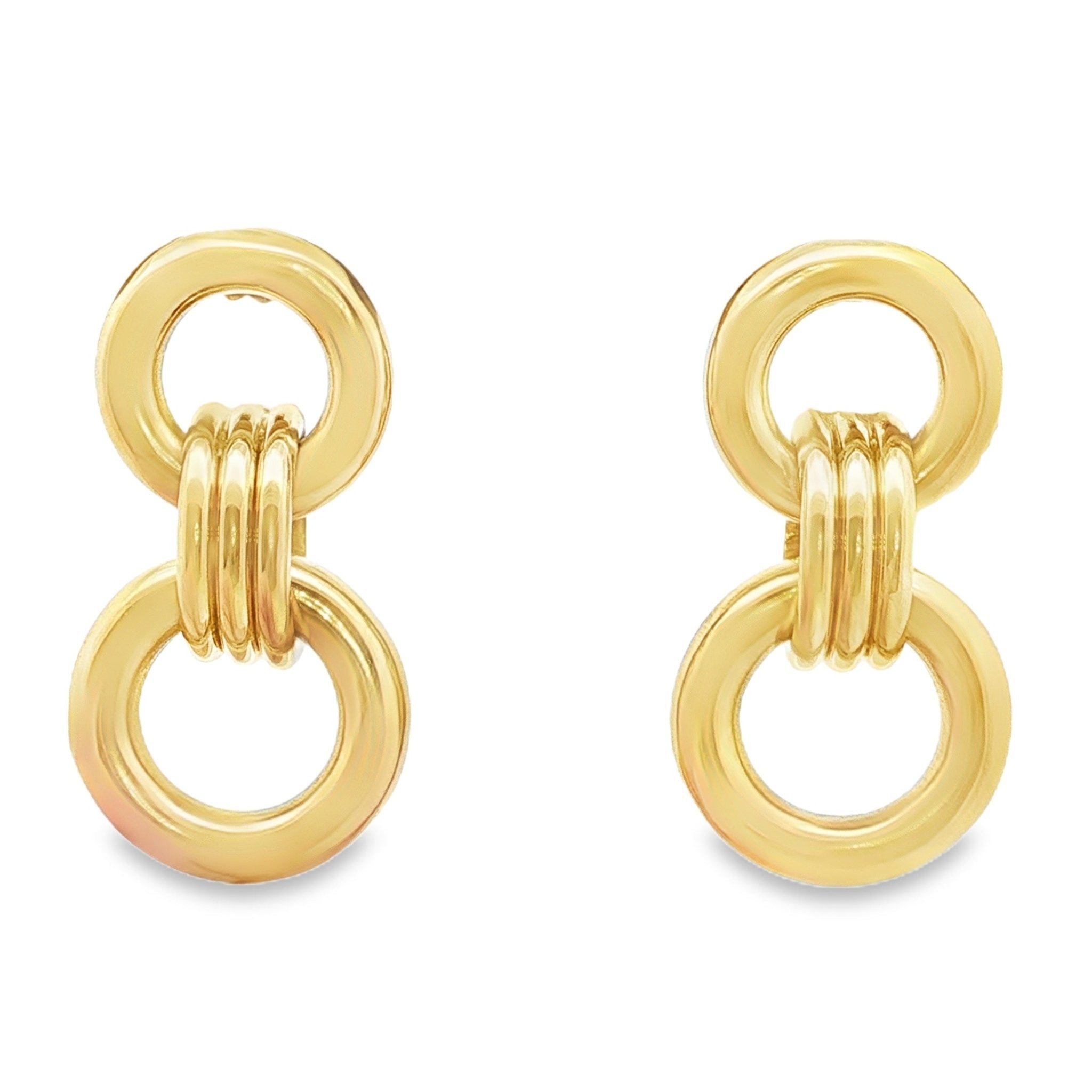 18k yellow gold Tiffany double - Kelly Wade Jewelers