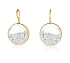 18k yellow gold white sapphire - Kelly Wade Jewelers